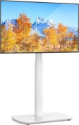 Stojak pod TV 32-65 Cali Rfiver Biały Obrotowy VESA 400x400 Podłogowy 35kg