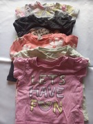 T-shirt niemowlęcy rozmiar 74 - 5 szt.