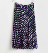 solejka ,,Oliver Bonas" plisowana midi spódnica wzór 36/S UK 8  /j.nowa