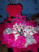 Bukiety z wstążki satynowej 