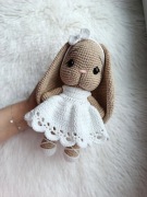 Ręcznie robiony króliczek Handmade | prezent na chrzest, roczek