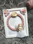 Pamiątka chrztu świętego aniołek w ramce anioł stróż na chrzest