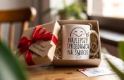 Smieszny prezent dla sprzedawcy kubek dla handlowca kasjera doradcy klienta