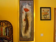 Kwiat Mak  131x51cm.