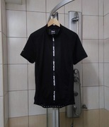 bluzka koszulka M ciemna czarna Crane  sportowa modern kolarska kolarka cza