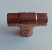 Trójnik miedziany 15-18-15 do lutu