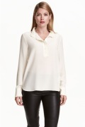 H&M Jedwabna bluzka z falbanami - M 38