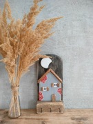 Drewniany wieszak na klucze