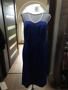 Wizytowa sukienka z siateczką stan idealny 