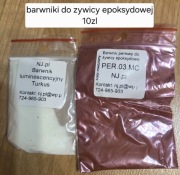 Barwniki do żywicy epoksydowej pigment perłowy luminescencyjny kolory