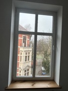 okno białe plastikowe duże w bardzo dobrym stanie