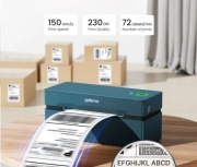 Drukarka etykiet termiczna Polono PL80E Bluetooth USB 100x150