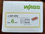 Wago Złączki Szybkozłączki na linkę 5X6 mm 15szt