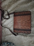 Torebka damska wąż,ze skóry 