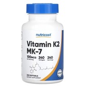 Nutricost Witamina K2 MK7 100 mcg 240 kap Naturalna