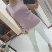 Sweterek  100 % Cashmere  zdobiony 