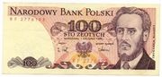 PRL 100 ZŁOTYCH 1988, SERIA RF  L. WARYŃSKI