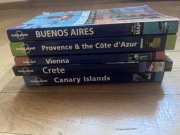 Zestaw przewodników Lonely Planet Buenos Aires Prowansja Wiedeń Hiszpania