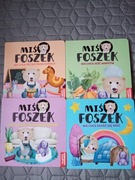 Miś foszek nie chce iść do przedszkola, jeść warzyw, kłaść się spać, itd 