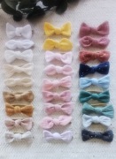 kokardka bezuciskowa opaska wiosna lato muślin