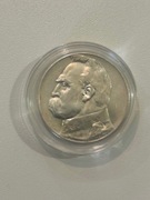 II RP - 5 zł 1936 r. Józef Piłsudski - srebro Ag w kapslu 