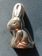 Foremka PRL retro do czekolady Zając wielkanocny forma do ciasta