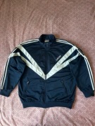 Adidas Vintage Track Top 80s Navy White Rare Retro Bluza Jacket Zip