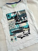 Bluzka t-shirt dziecięca bez ramiączek 122/128