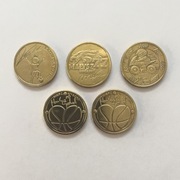 POLSKA - SZCZĘŚLIWE DUKATY – zestaw 5 monet okolicznościowych