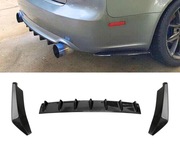 Audi A4 B6 / B7 Dokładki Tył, ZESTAW, Dyfuzora + Boczne