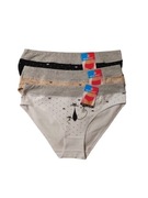 3x Majtki Damskie Figi Bawełniane XL