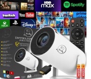 Projektor LED Heelly Android Obrotowy 4K Mini biały