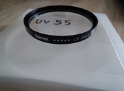Filtr uv hama 55 mm, stan bardzo dobry.