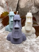 Piękna świeca świeczka moai