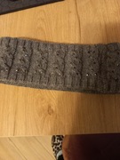 Opaska wełniana z podszewką - ciepła