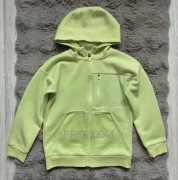 Bluza chłopięca z kapturem Reserved limonka seledyn rozpinana 122-128cm 