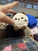 Koteczek ręcznie robiony brelok