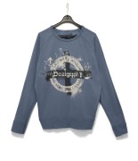 Męska Bluza Streetwear Niebieska Desigual |R. L