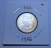 5 zł z 1976 roku  piękna moneta nr. 766