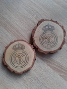 Real Madryt. Gruba kora. Podkładka pod kubek.