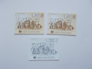 blok 186 A i B + czarnodruk - XIX OWF -Katowice 2003 **