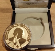 Jan Paweł II - Kanonizacja. Bardzo duży numizmat. 340 gram.