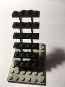 LEGO schody czarne szer.4