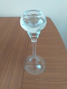 Świecznik / wazon ze szkła , można używać zamiennie, Krosno huta " Julia"