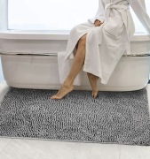 Duży puszysty dywanik łazienkowy 70x120 DECONOVO