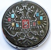 MOLNIJA  zegarek kieszonkowy z godłem carskiej Rosji -1899-1917 –Nikolai II