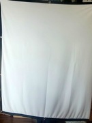 Baner biały , materiałowy urodziny przyjęcia