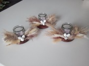 Świeczniki wielkanocne na podgrzewacze 3szt