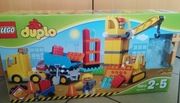 Klocki Lego Duplo Wielka Budowa dźwig koparka 10813