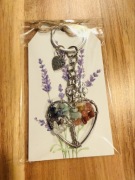 Brelok z kamieniem naturalnym